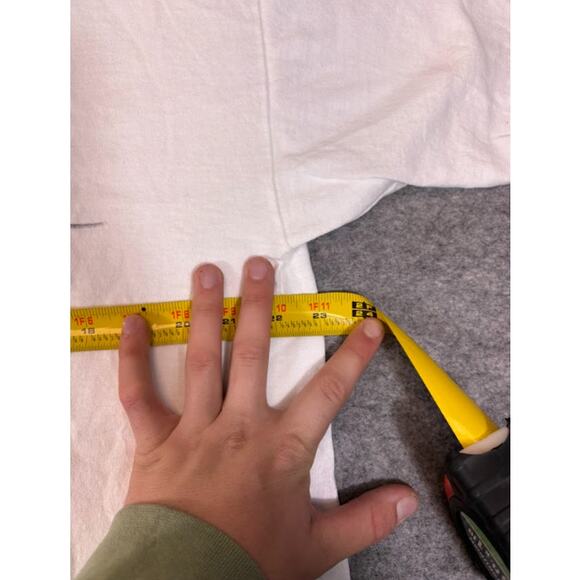 Vintage 90s Tommy Hilfiger Graphic Tee Mens XL White Retro Casual Streetwear - Picture 4 of 5